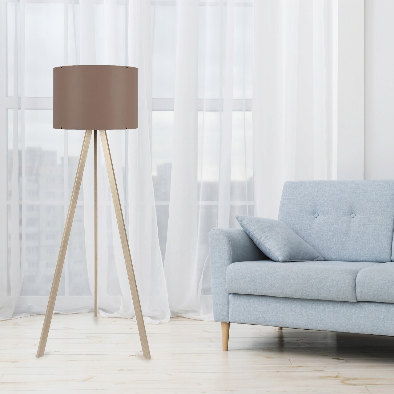 Lampadar, Opviq, 780SGN1415, Nurca / Crema - imagine 6